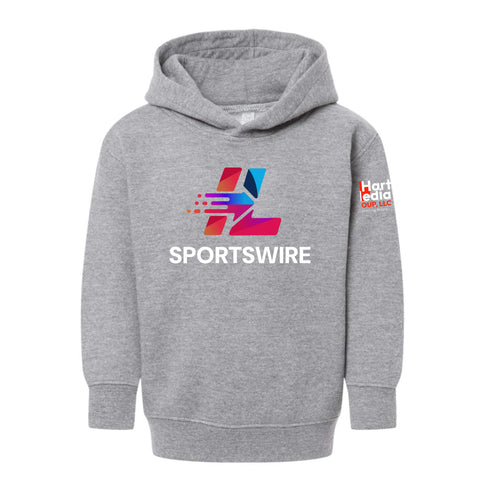 dBoldTees & DTF Transfers ILSportsWire Toddler Pullover Fleece Hoodie - 3326 TS121 Athletic Heather / 2T