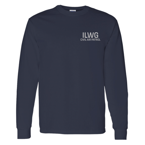 dBoldTees & DTF Transfers ILWG Ultra Cotton Long Sleeve T-Shirt - TS019 Adult Small / Navy