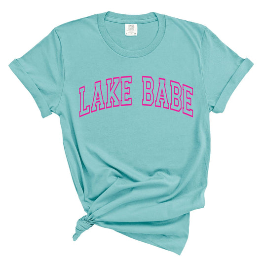 1717 mint Lake Babe Graphic Tee