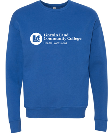 dBoldTees & DTF Transfers LLCC Health Professions Bella + Canvas Crewneck 3945 - TS006 Blue / Adult Small