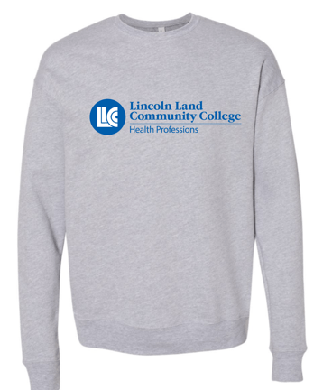 dBoldTees & DTF Transfers LLCC Health Professions Bella + Canvas Crewneck 3945 - TS006 Gray / Adult Small