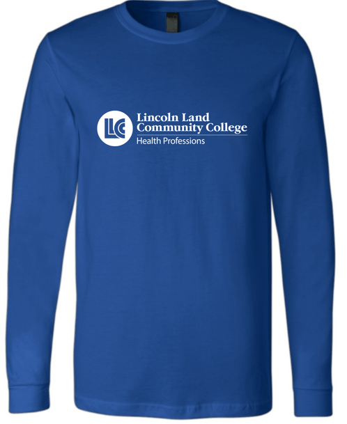 dBoldTees & DTF Transfers LLCC Health Professions Bella + Canvas L/S 3501 - TS006 Blue / Adult Small