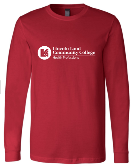 dBoldTees & DTF Transfers LLCC Health Professions Bella + Canvas L/S 3501 - TS006 Red / Adult Small