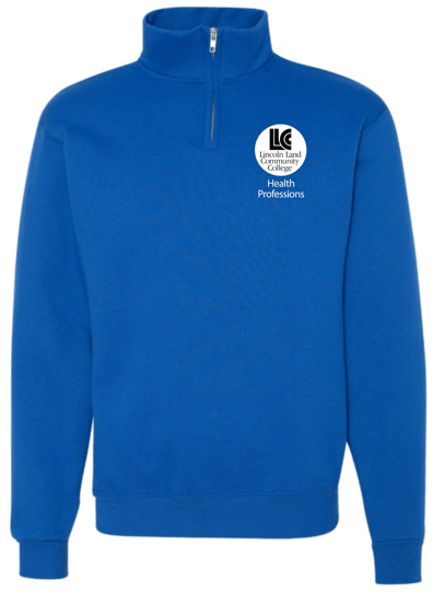 dBoldTees & DTF Transfers LLCC Health Professions Jerzees 1/4 Zip 995MR - TS006 Blue / Adult Small