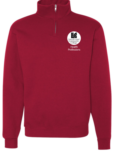 dBoldTees & DTF Transfers LLCC Health Professions Jerzees 1/4 Zip 995MR - TS006 Red / Adult Small