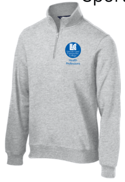 dBoldTees & DTF Transfers LLCC Health Professions Sport-Tek 1/4 Zip ST253 - TS006 Gray / Adult Small