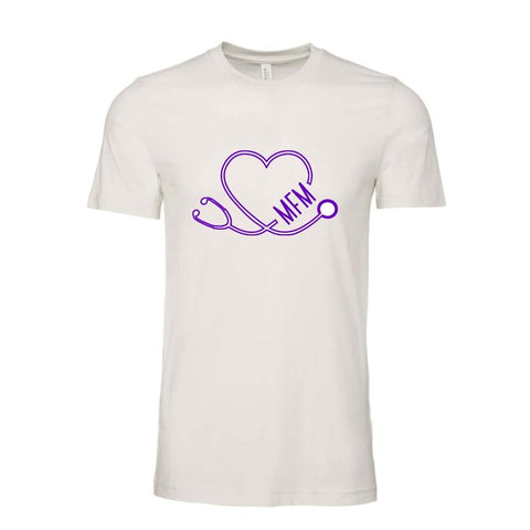 dBoldTees & DTF Transfers MFM Heart stethoscope T-Shirt / XS