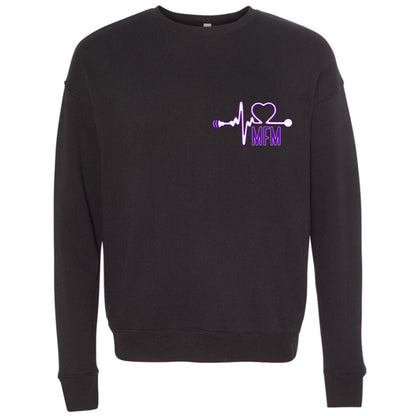 dBoldTees & DTF Transfers MFM Left Upper Chest - Design 5 Crewneck Sweatshirt / XS / Black