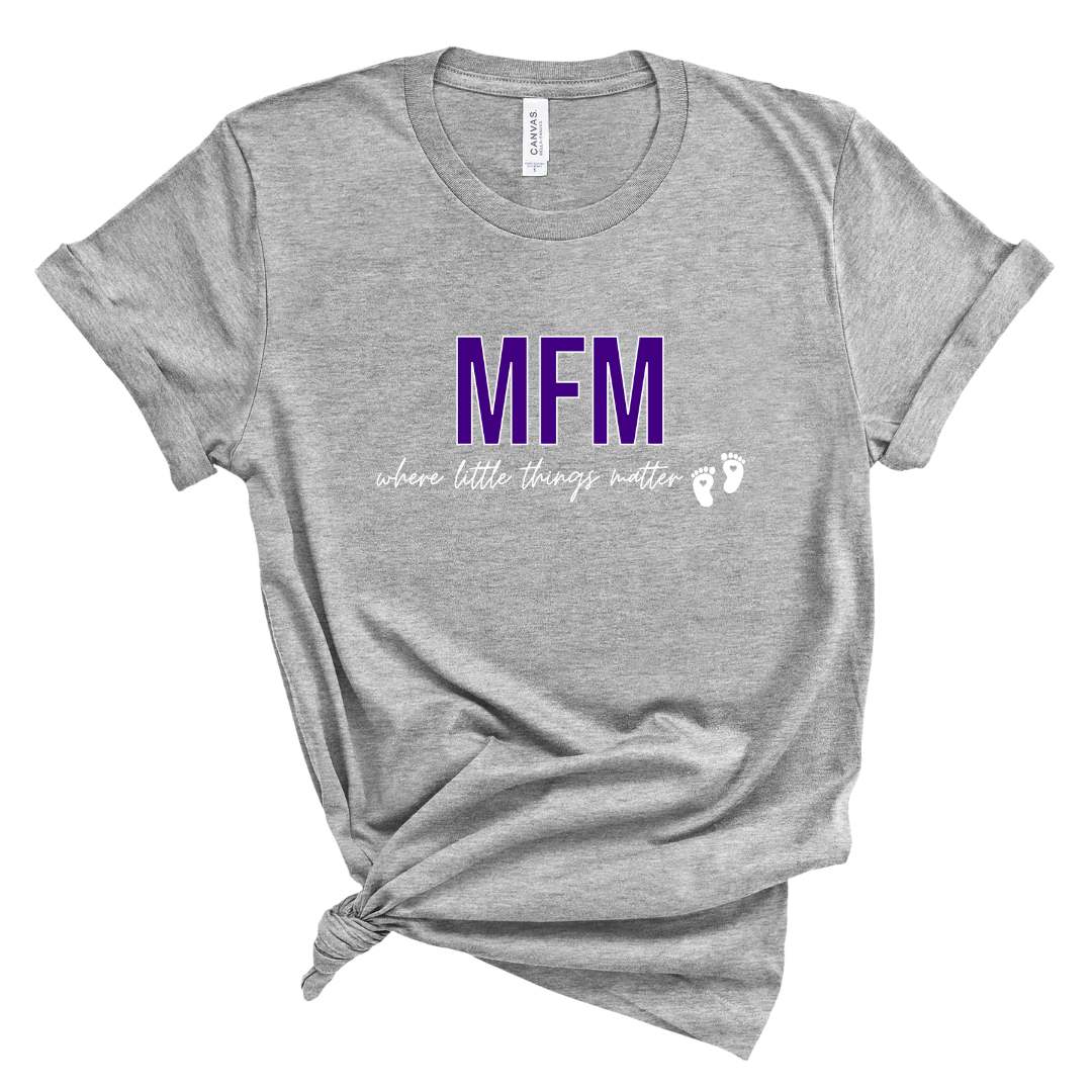 dBoldTees & DTF Transfers MFM where the little things matter T-Shirt / XS