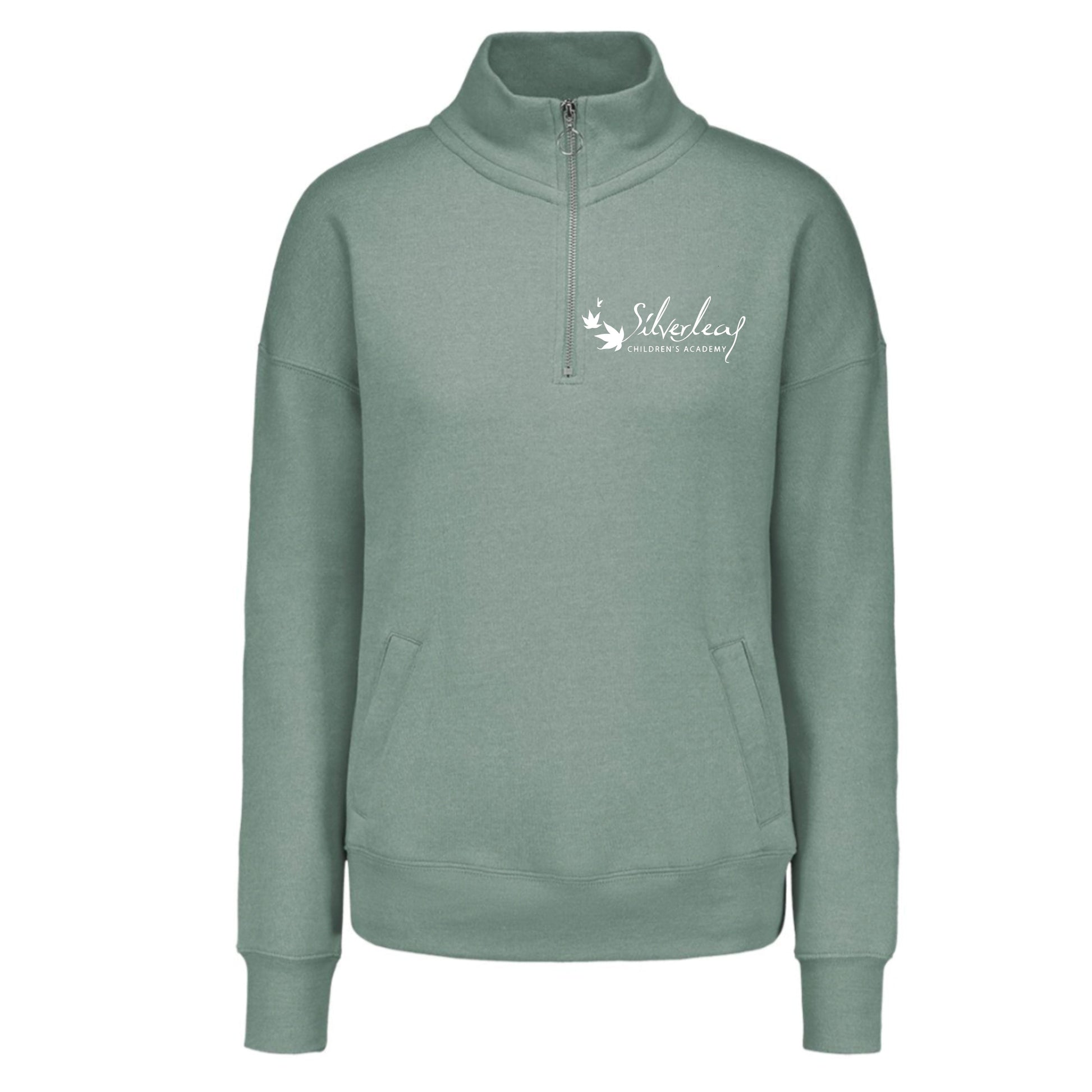 dBoldTees & DTF Transfers MV Sport - Women's Cloud Fleece Quarter-Zip Sweatshirt - W20189 Small / Sage