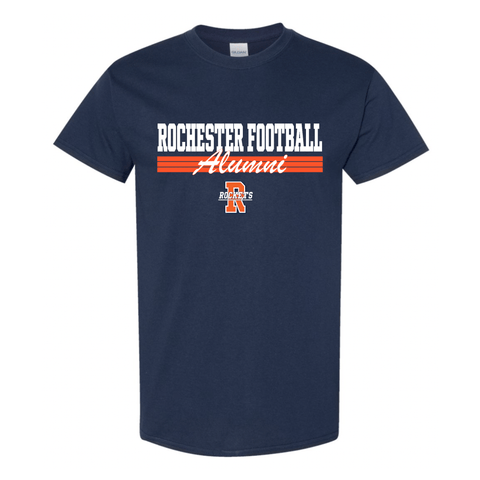 dBoldTees & DTF Transfers Navy Rochester Football Alumni - Design 2 - TS014 Adult Small