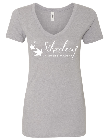 dBoldTees & DTF Transfers Next Level - Women's Ideal V-Neck T-Shirt - 1540 - TS008 Small / Gray