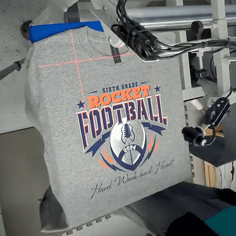 Heatpress when Ready. Keep Extras in Storage Forever.
