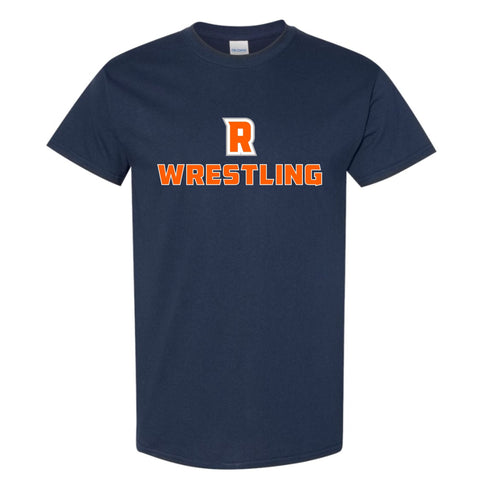 dBoldTees & DTF Transfers R Wrestling Gildan Heavy Cotton T-Shirt - TS031 Youth XS / Navy