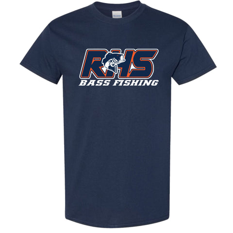 dBoldTees & DTF Transfers RHS Bass Fishing Gildan T-Shirt - TS035 Youth XS / Navy