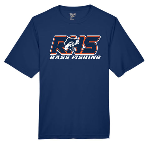 dBoldTees & DTF Transfers RHS Bass Fishing Performance T-Shirt - TS035 Youth XS / Navy