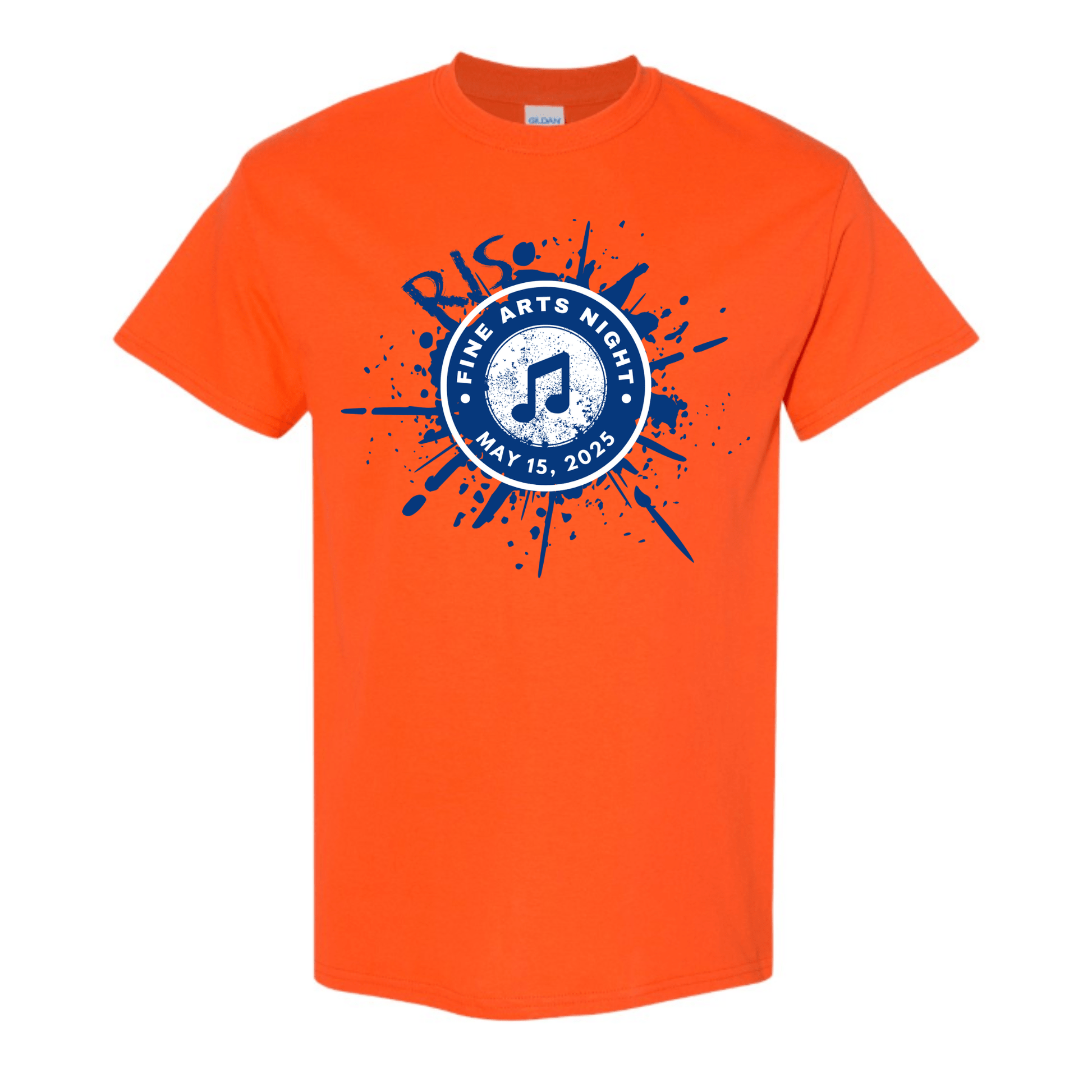 dBoldTees & DTF Transfers RIS Fine Arts Night Gildan Tee 5000 - TS010 Youth XS / Orange