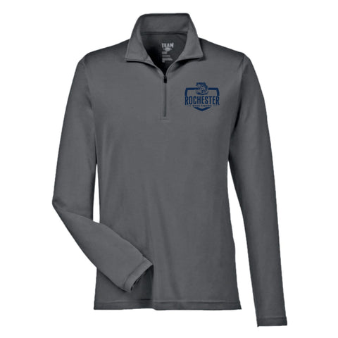dBoldTees & DTF Transfers Rochester Bass Fishing Performance 1/4 Zip - TS035 Youth XS / Gray