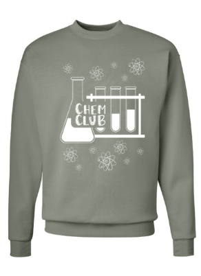 dBoldTees & DTF Transfers Rochester Chem Club Sage Crewneck Sweatshirt - TS022 Adult Small
