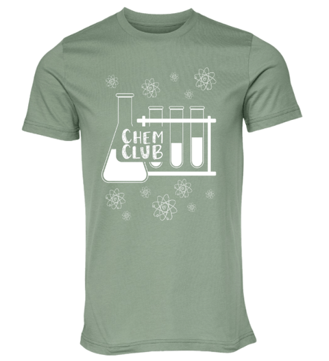 dBoldTees & DTF Transfers Rochester Chem Club Sage T-Shirt - TS022 Adult XS