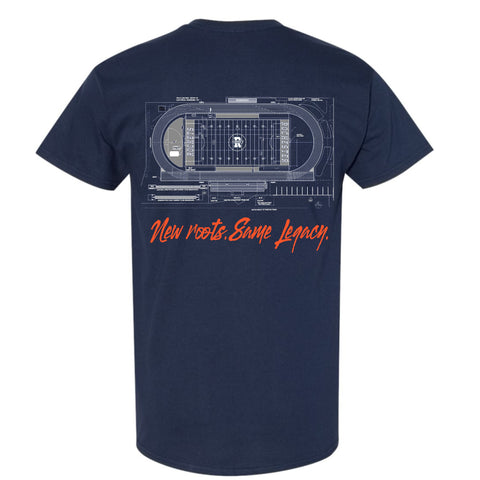 dBoldTees & DTF Transfers Rochester Football Rocket Nation Built On Tradition T-shirt FR114