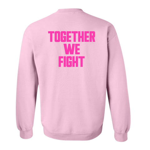 dBoldTees & DTF Transfers Rochester Football Rocket Nation Wears Pink Crewneck Sweatshirt FR010