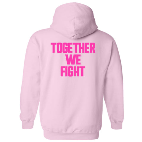 dBoldTees & DTF Transfers Rochester Football Rocket Nation Wears Pink Hooded Sweatshirt FR010