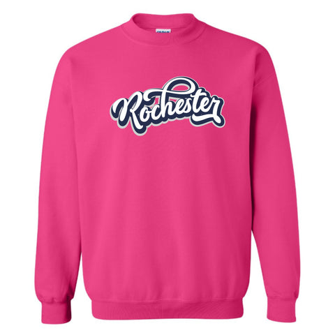 dBoldTees & DTF Transfers Rochester Gildan Crewneck Sweatshirt - TS033 Adult Small / Pink