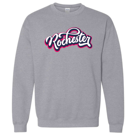dBoldTees & DTF Transfers Rochester Gildan Crewneck Sweatshirt - TS033 Youth XS / Gray