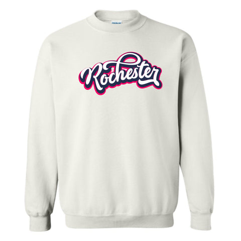dBoldTees & DTF Transfers Rochester Gildan Crewneck Sweatshirt - TS033 Youth XS / White