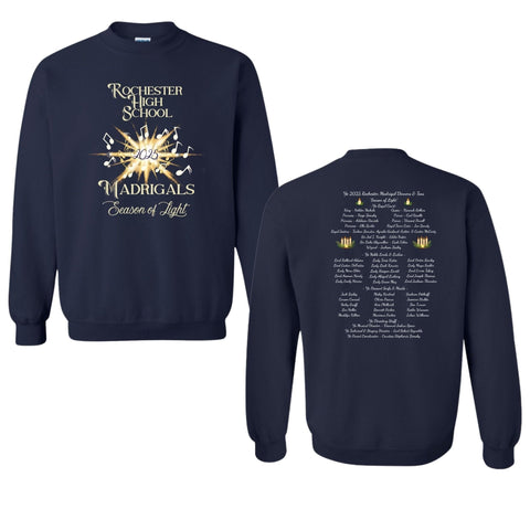 dBoldTees & DTF Transfers Rochester Madrigals Crewneck Sweatshirt - FR015 Youth XS