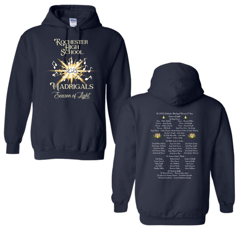 dBoldTees & DTF Transfers Rochester Madrigals Hooded Sweatshirt - FR015 Youth XS