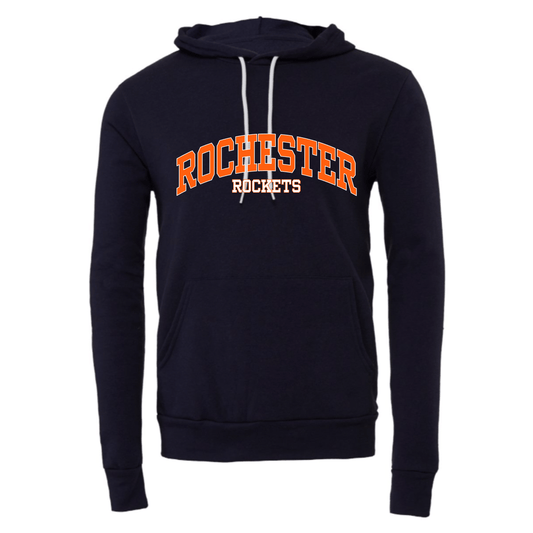 dBoldTees & DTF Transfers Rochester Rockets - Bella + Canvas Hoodie - FR005 Adult Small