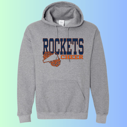 dBoldTees & DTF Transfers Rochester Rockets Cheer Gildan Apparel - RR001