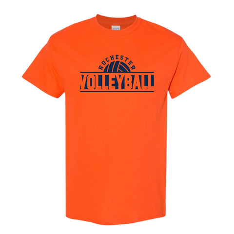 dBoldTees & DTF Transfers Rochester Volleyball Gildan Heavy Cotton T-Shirt - FR017 Youth XS / Orange