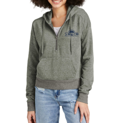 dBoldTees & DTF Transfers Rochester Volleyball Women's District 1/4 Zip - FR017 Adult XS / Gray