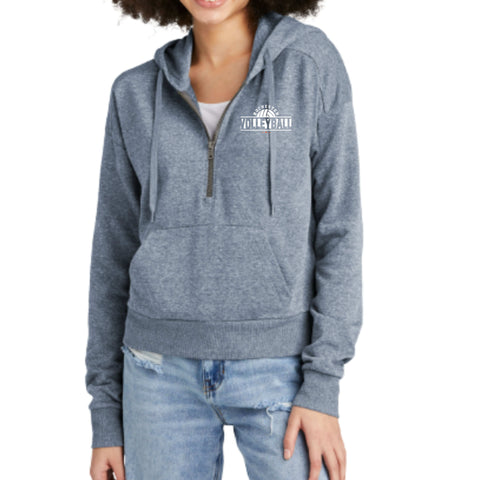 dBoldTees & DTF Transfers Rochester Volleyball Women's District 1/4 Zip - FR017 Adult XS / Navy