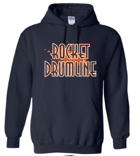 dBoldTees & DTF Transfers Rocket Drumline Hooded Sweatshirt 18500 - TS018 Youth XS / Navy