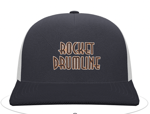 dBoldTees & DTF Transfers Rocket Drumline Pacific Headwear 5-Panel Trucker Snapback Cap - TS018