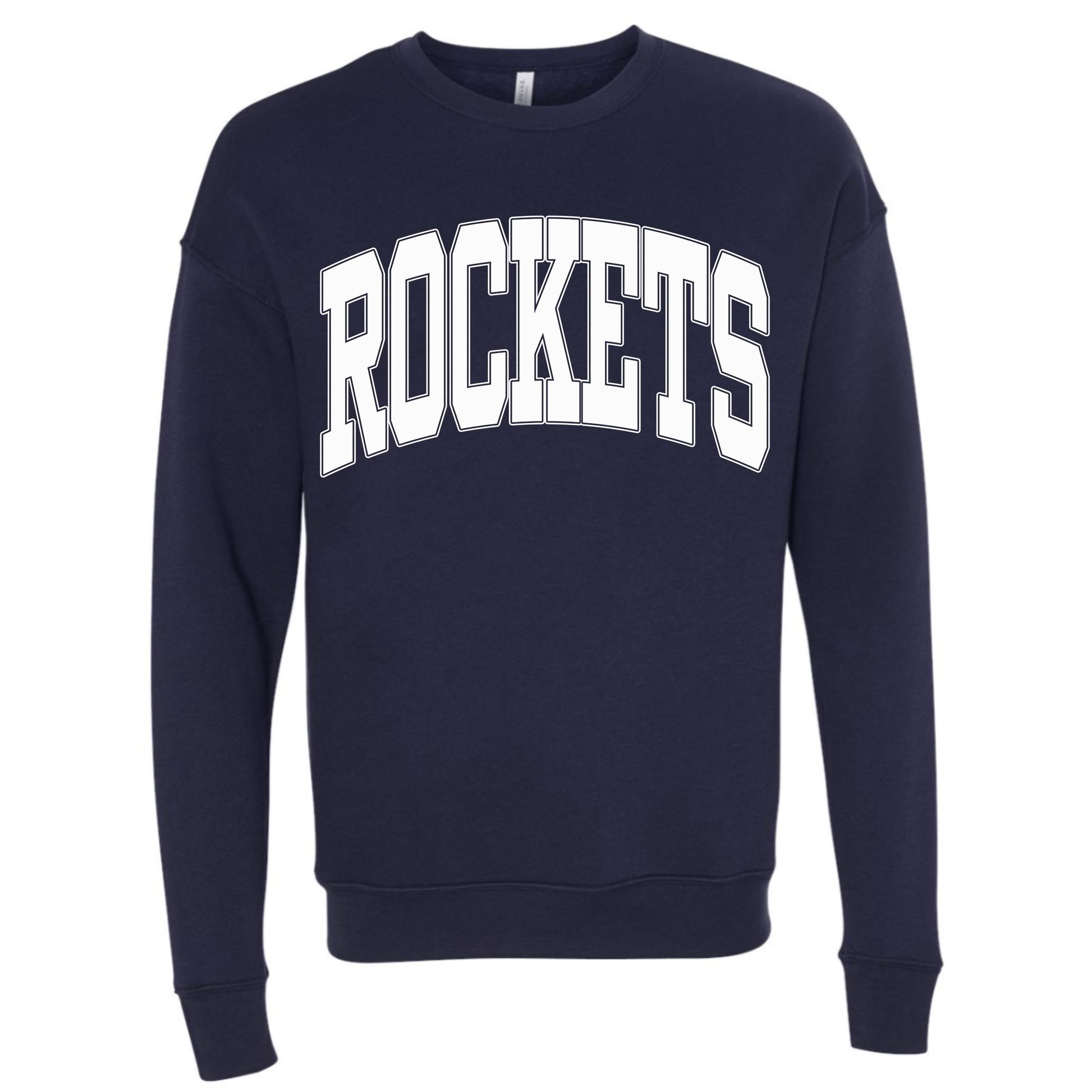 dBoldTees & DTF Transfers Rockets - Bella + Canvas Crewneck - FR005 Adult Small