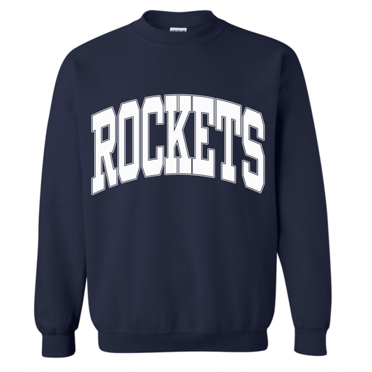 dBoldTees & DTF Transfers Rockets - Gildan Crewneck - FR005 Youth XS