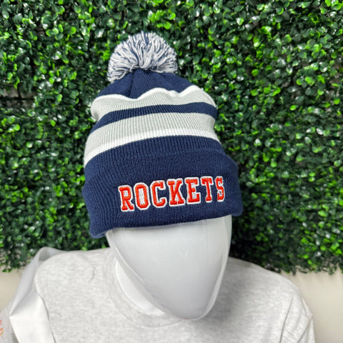 dBoldTees & DTF Transfers Rockets Knit Fold Over Pom-Pom Beanie - RR001
