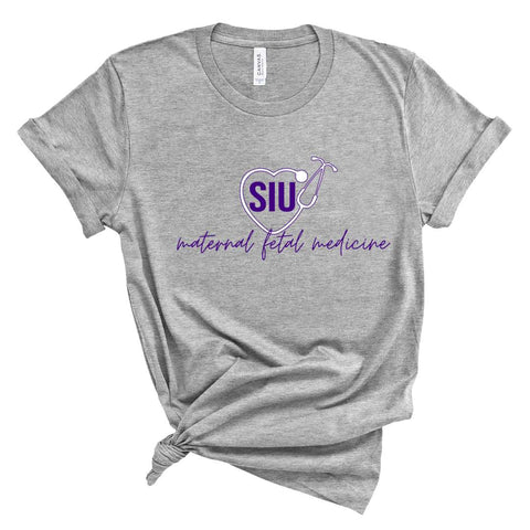 dBoldTees & DTF Transfers SIU Maternal Fetal Medicine stethoscope T-Shirt / XS