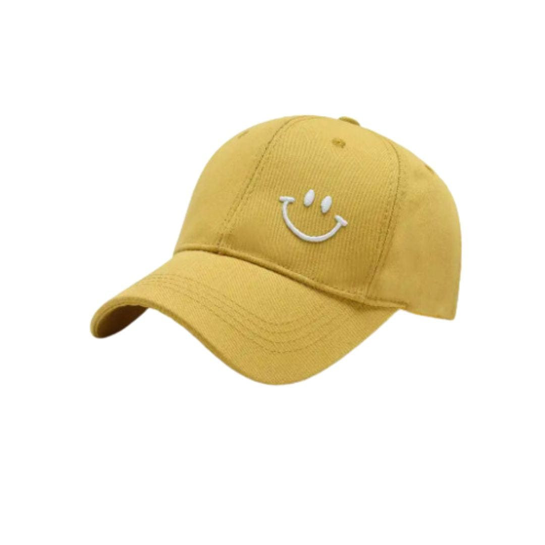 dBoldTees Smiley Ball Cap - Yellow