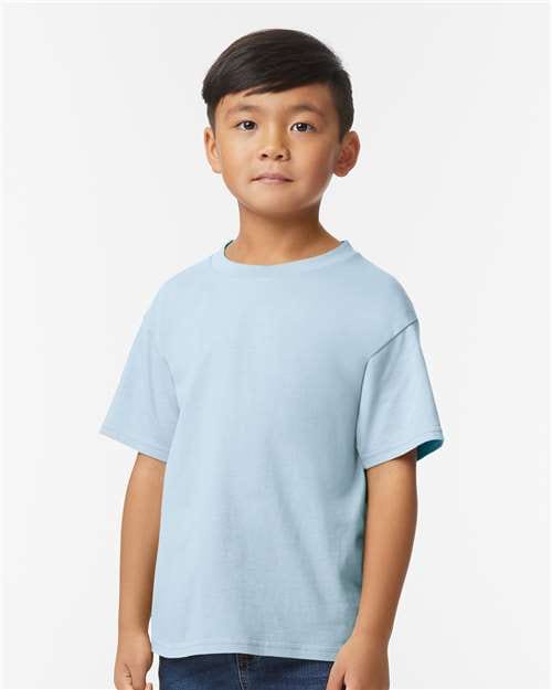 Gildan Softstyle® Youth Midweight T-Shirt Light Blue / XS