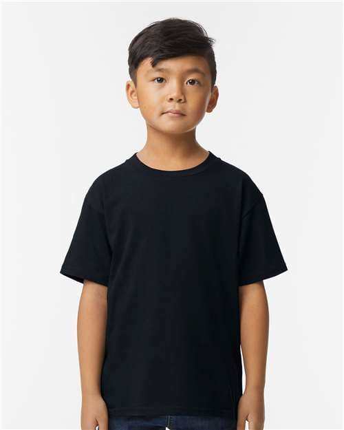 Gildan Softstyle® Youth Midweight T-Shirt Pitch Black / XS