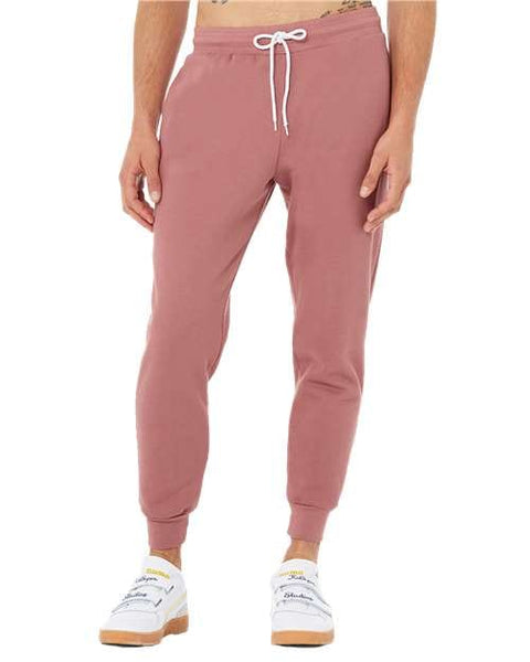 BELLA + CANVAS Sponge Fleece Jogger Sweatpants Mauve / XS