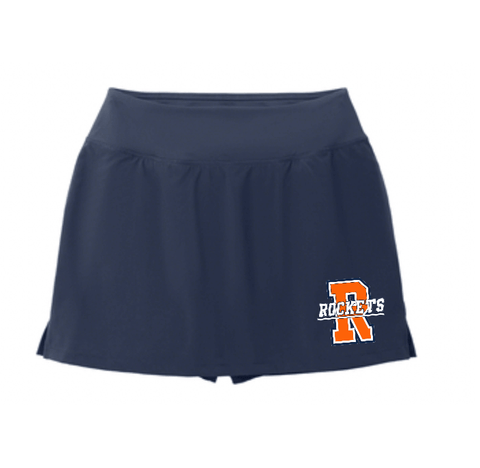 dBoldTees & DTF Transfers Sport-Tek® Women's Repeat Skort Rocket Logo - FR008 Adult Small / Navy