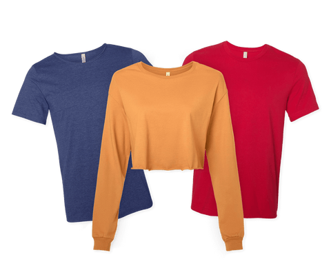 100% Cotton & 50/50 Blends
