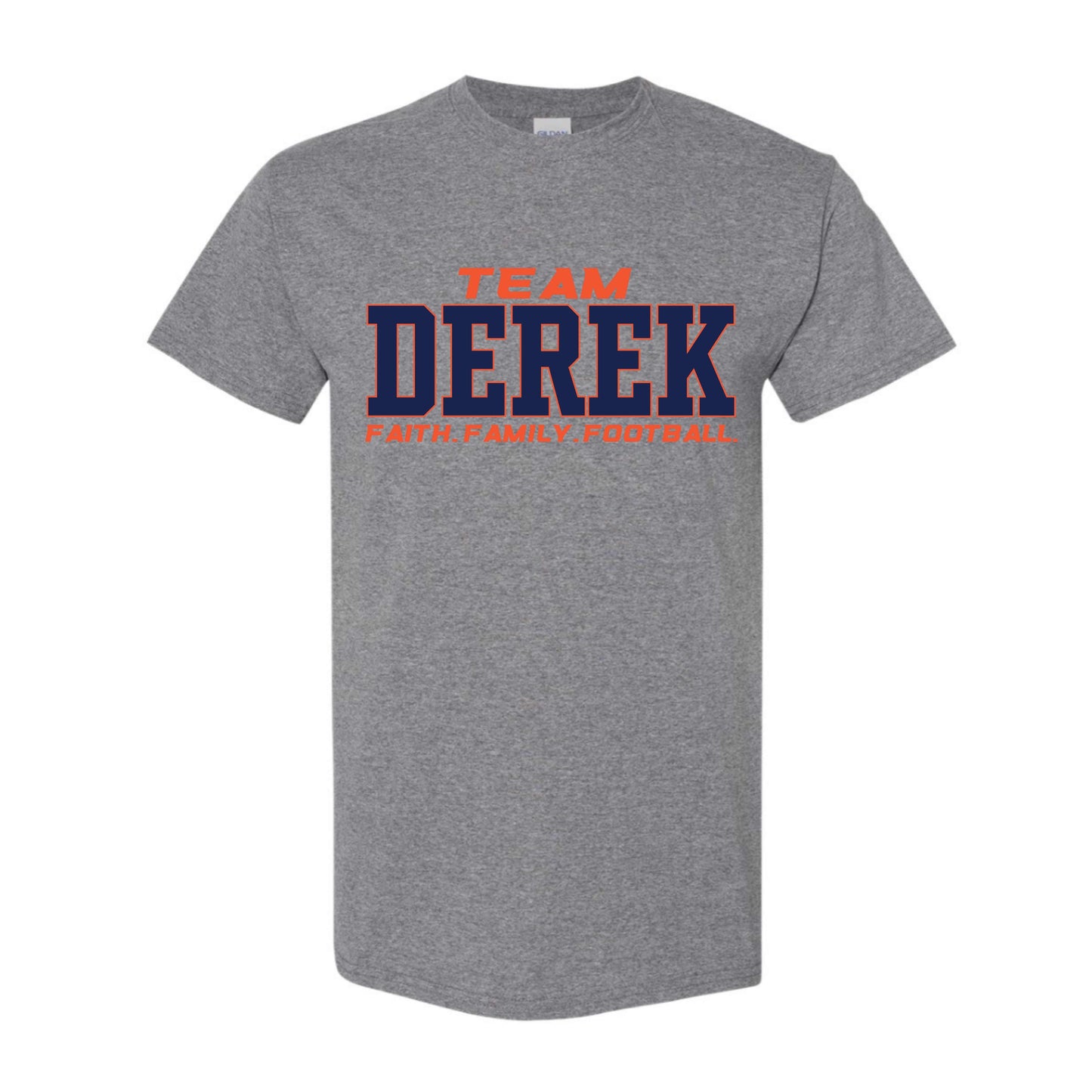 dBoldTees & DTF Transfers Team Derek T-shirt 4T / Grey